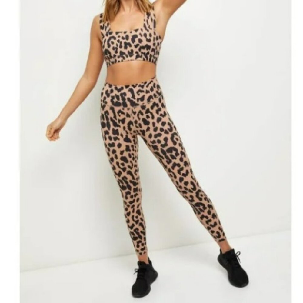 All Fenix 7/8 leggings Cheetah Sand Leggings Cream L Anthropologie